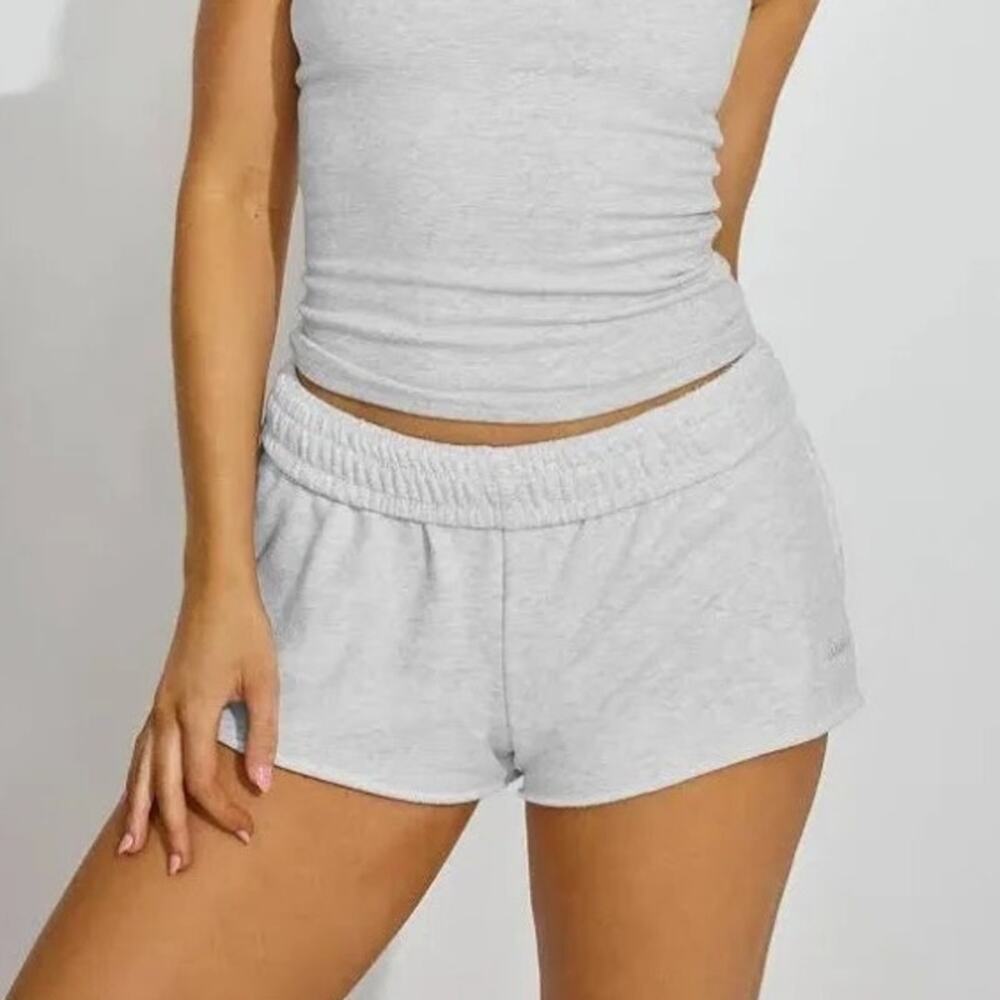 Garage Soft Terry A-Line Shorts Medium Gray | Medium